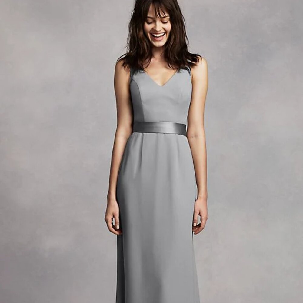 Brand New Bridesmaid Dress Size 10 gray